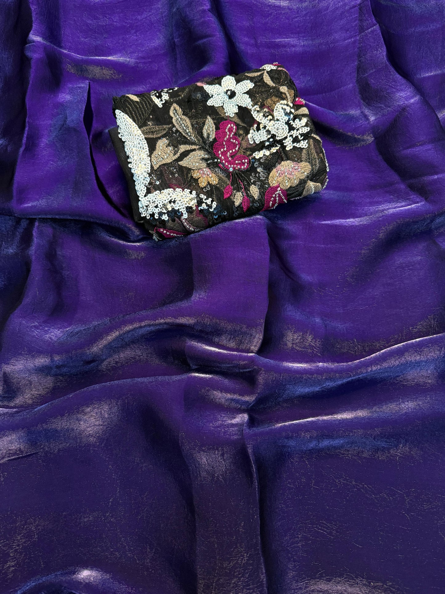 Satin Saree
