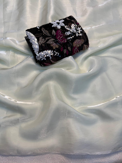 Satin Saree