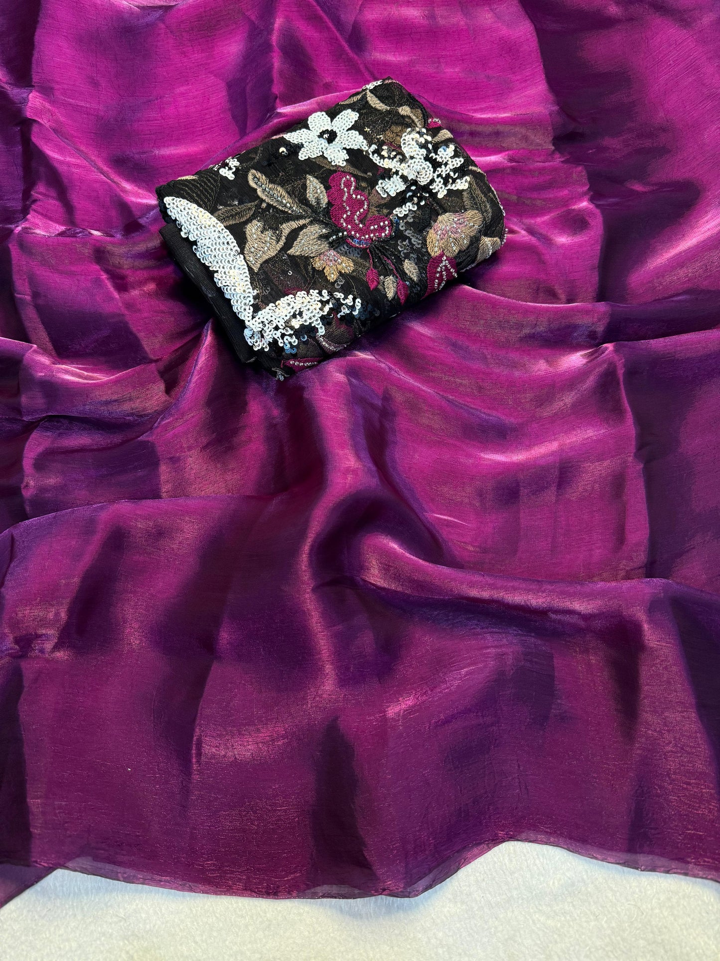 Satin Saree