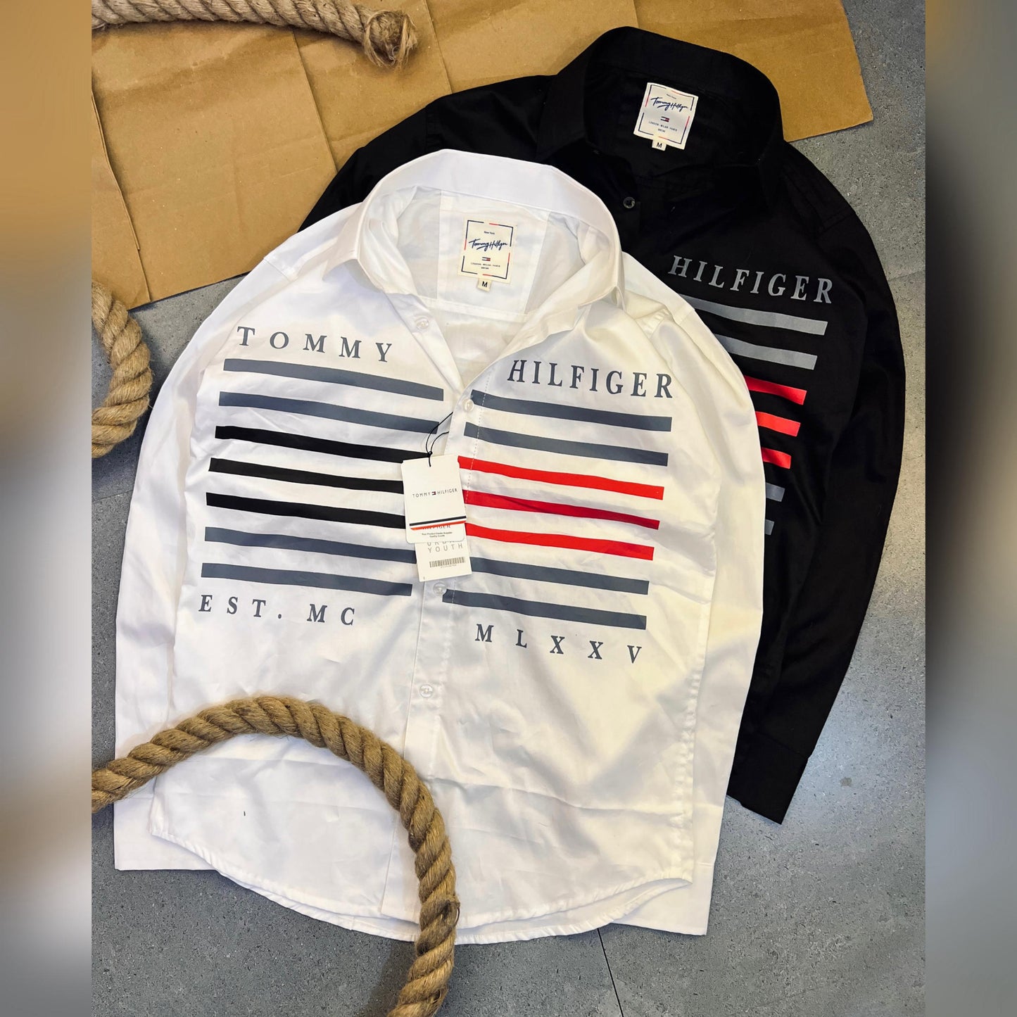 TOMMY HILFIGER MENS SHIRTS