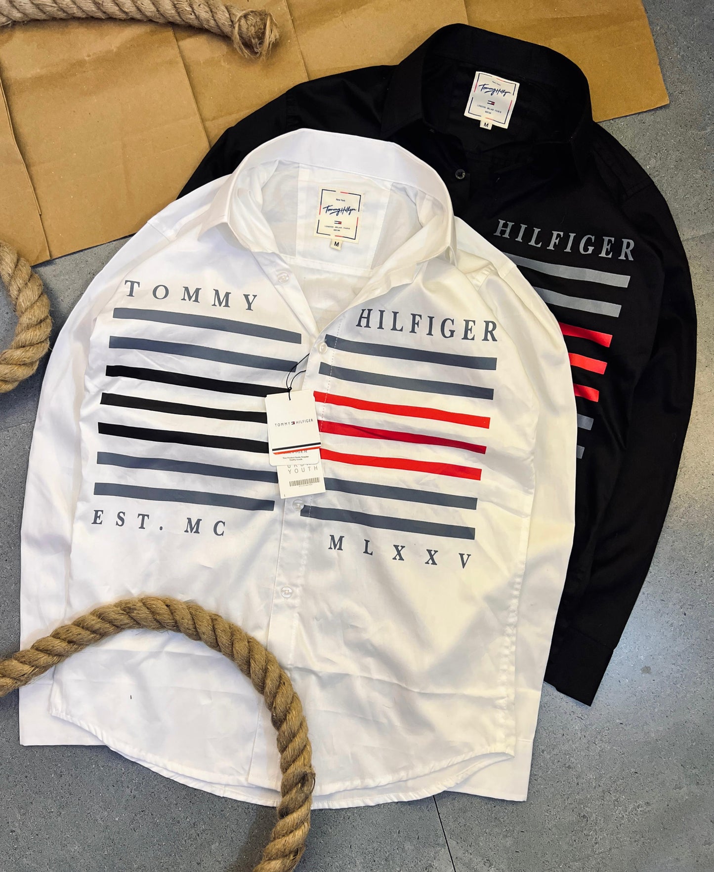 TOMMY HILFIGER MENS SHIRTS