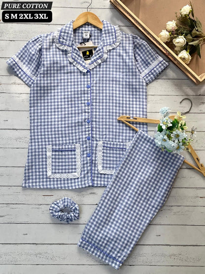 Pure Cotton Night Suit