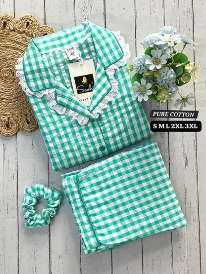 Pure Cotton Night Suit