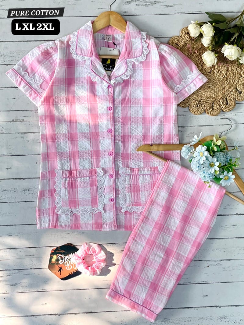 Pure Cotton Night Suit
