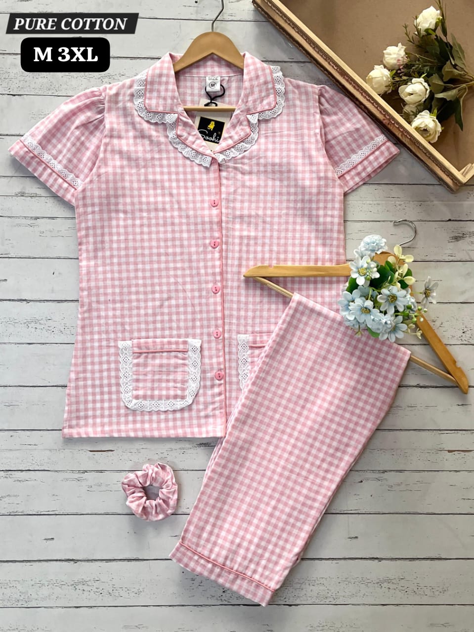Pure Cotton Night Suit