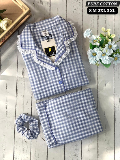 Pure Cotton Night Suit