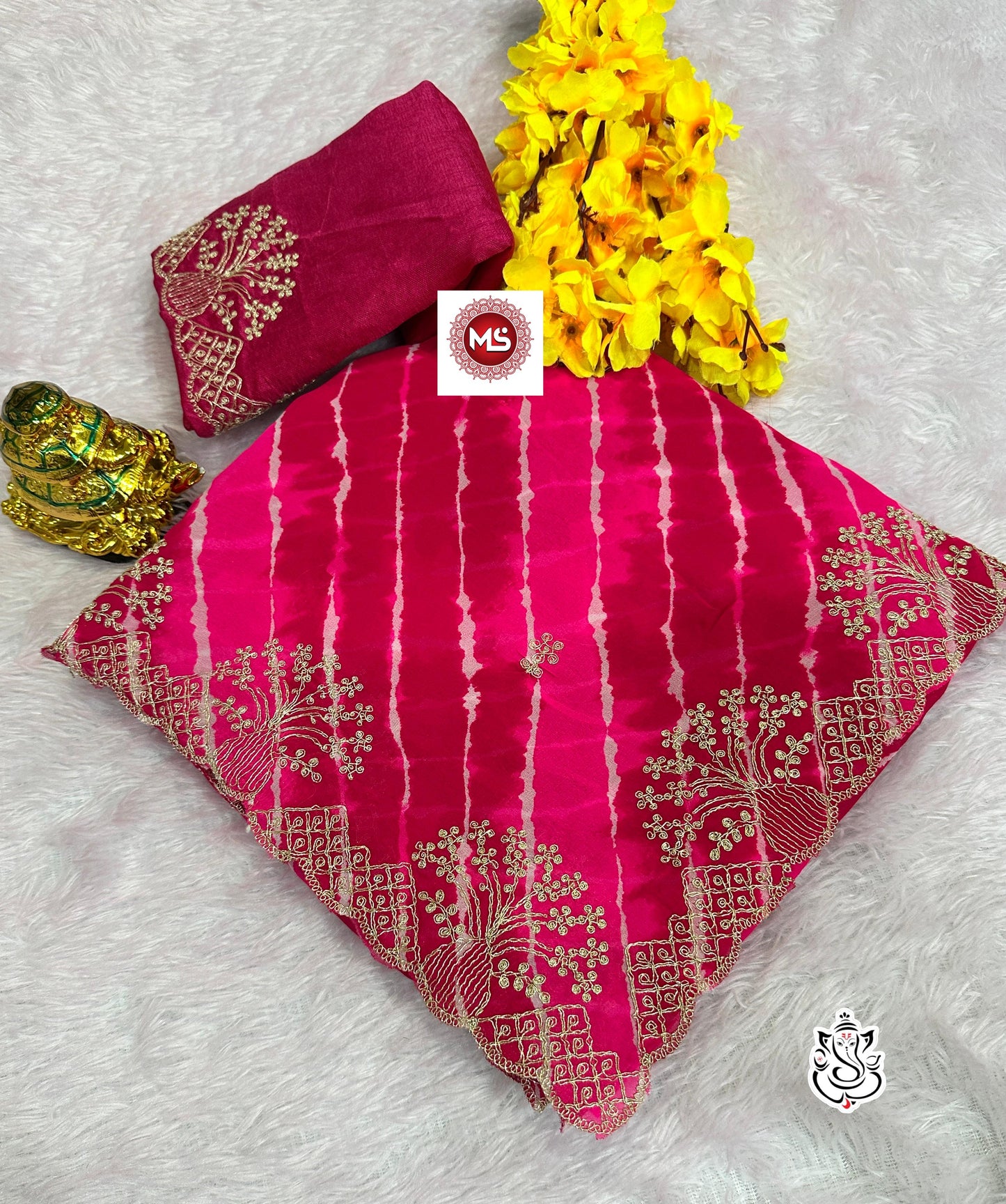 Bandhni Pattern Sarees