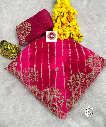 Bandhni Pattern Sarees