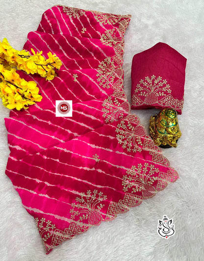 Bandhni Pattern Sarees