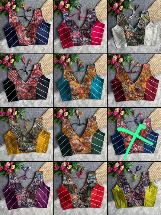 Navratri Rayon Cotton Blouse