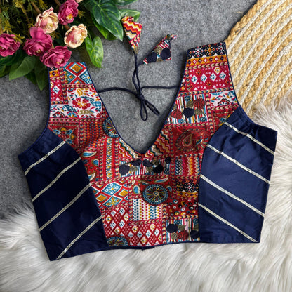 Navratri Rayon Cotton Blouse