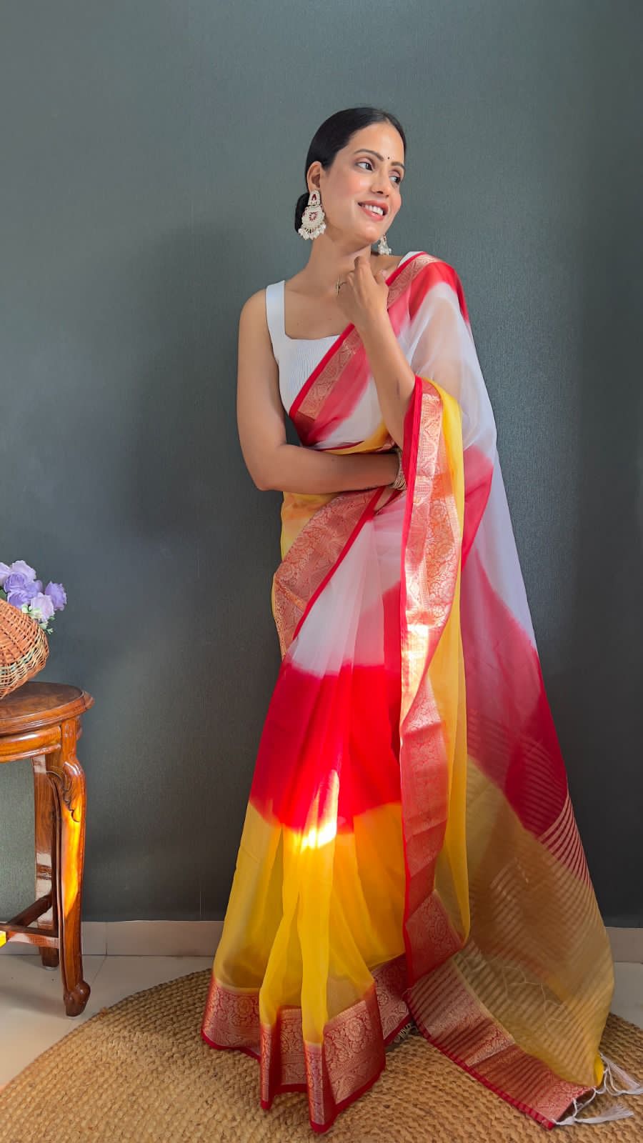 KORA ORGANZA SAREE