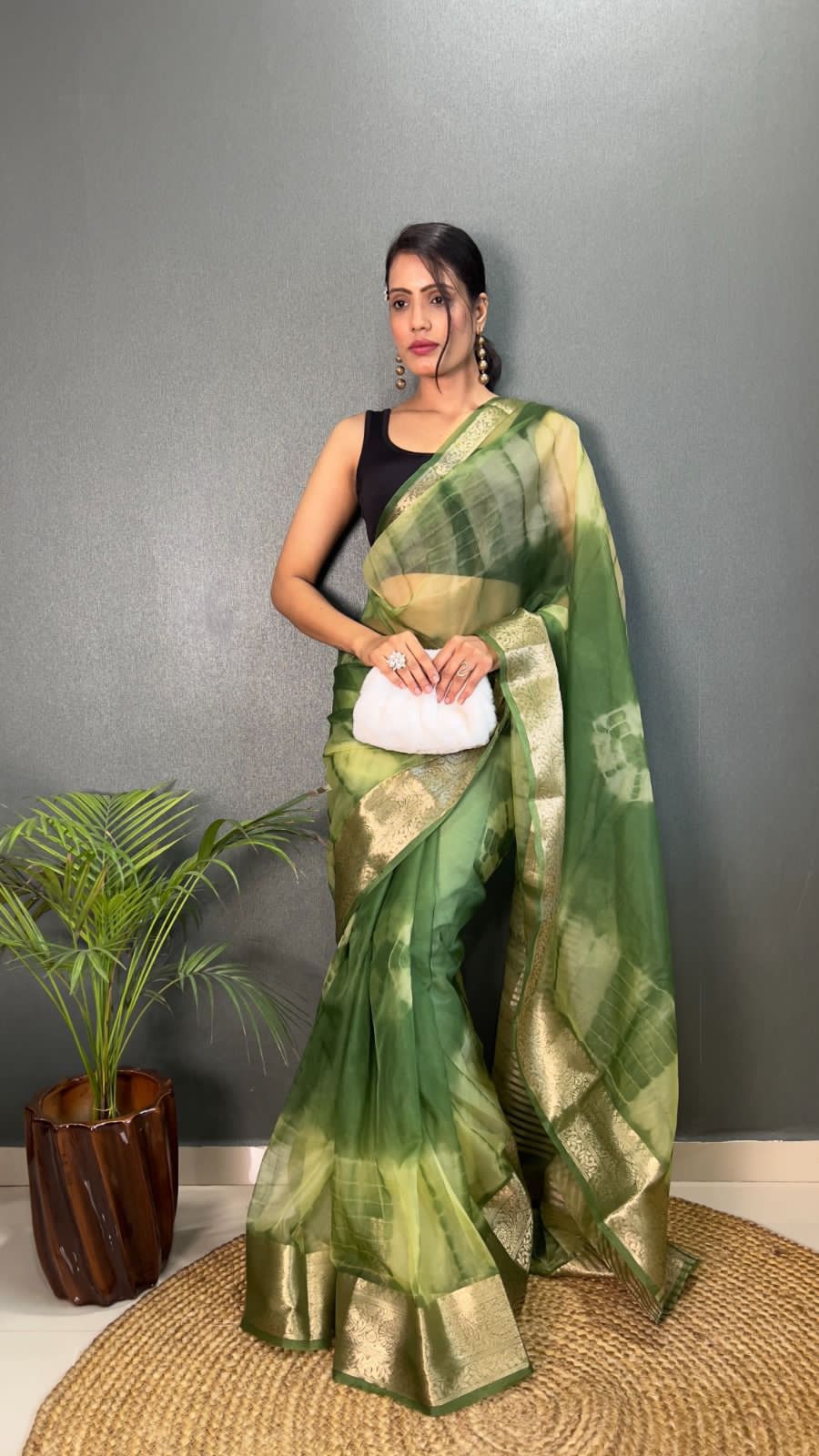 KORA ORGANZA SAREE