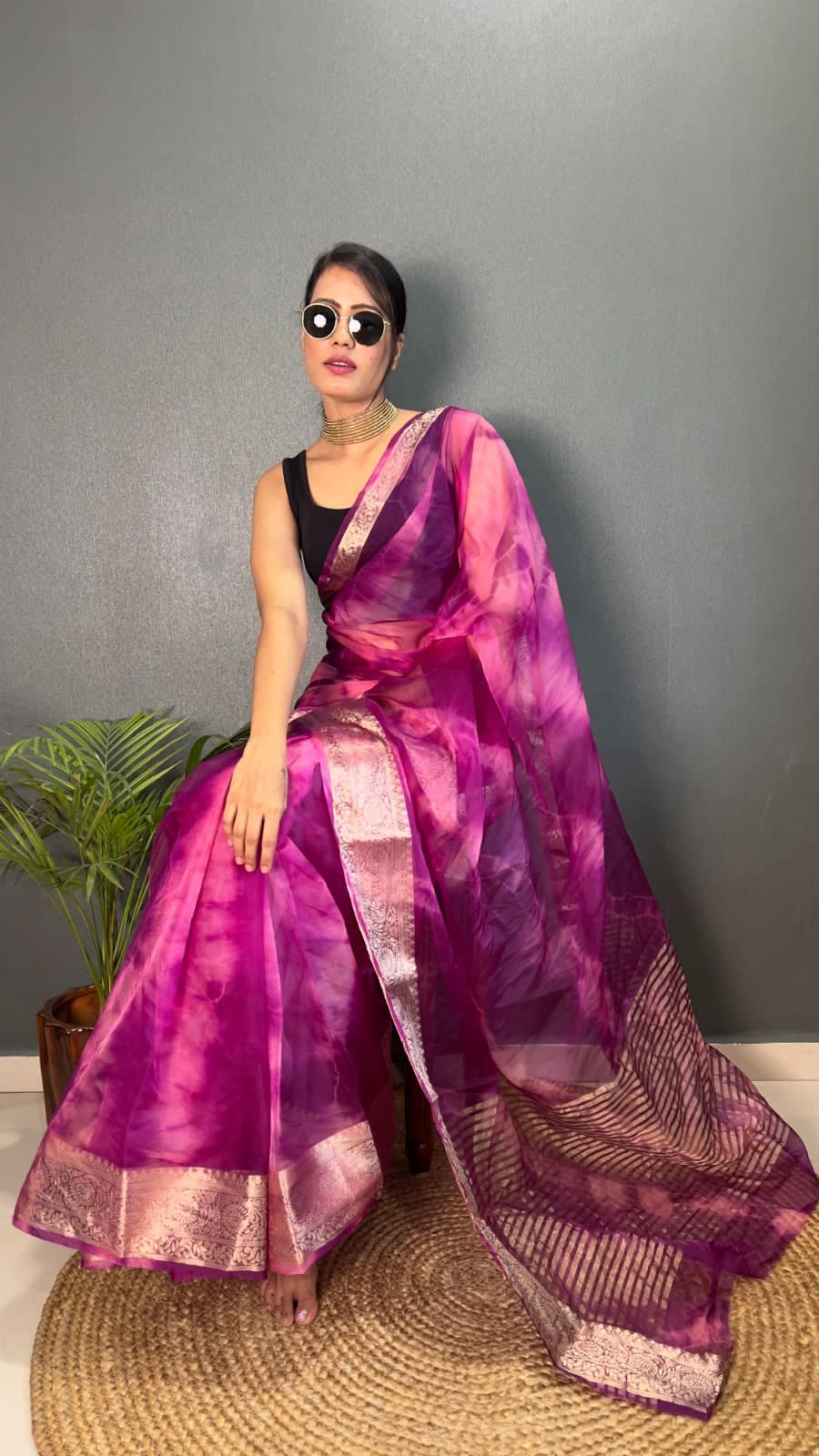 KORA ORGANZA SAREE