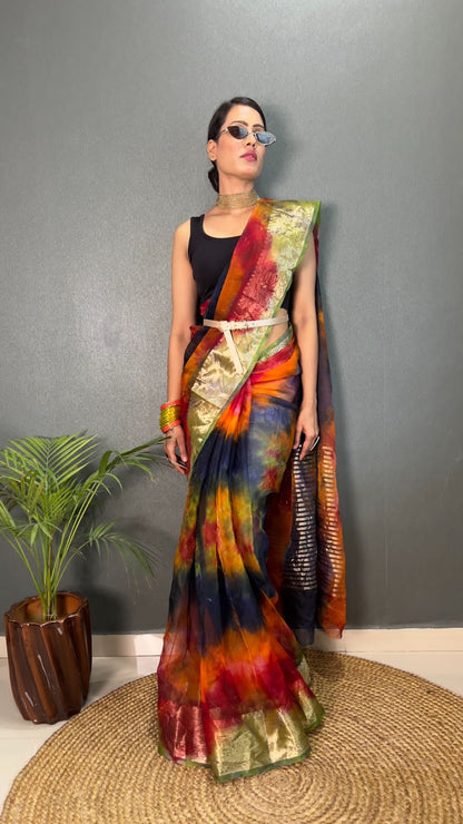 KORA ORGANZA SAREE