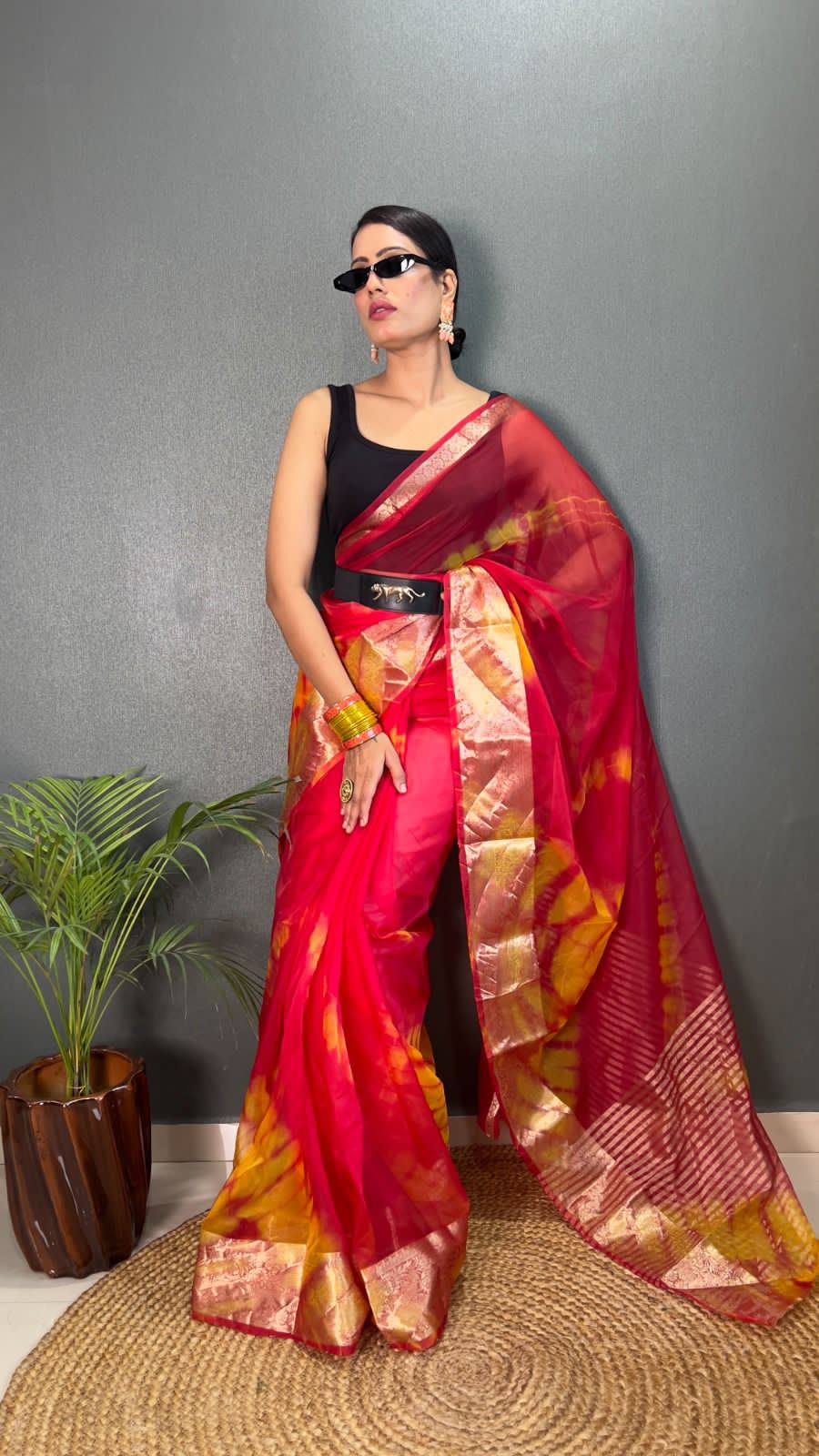 KORA ORGANZA SAREE