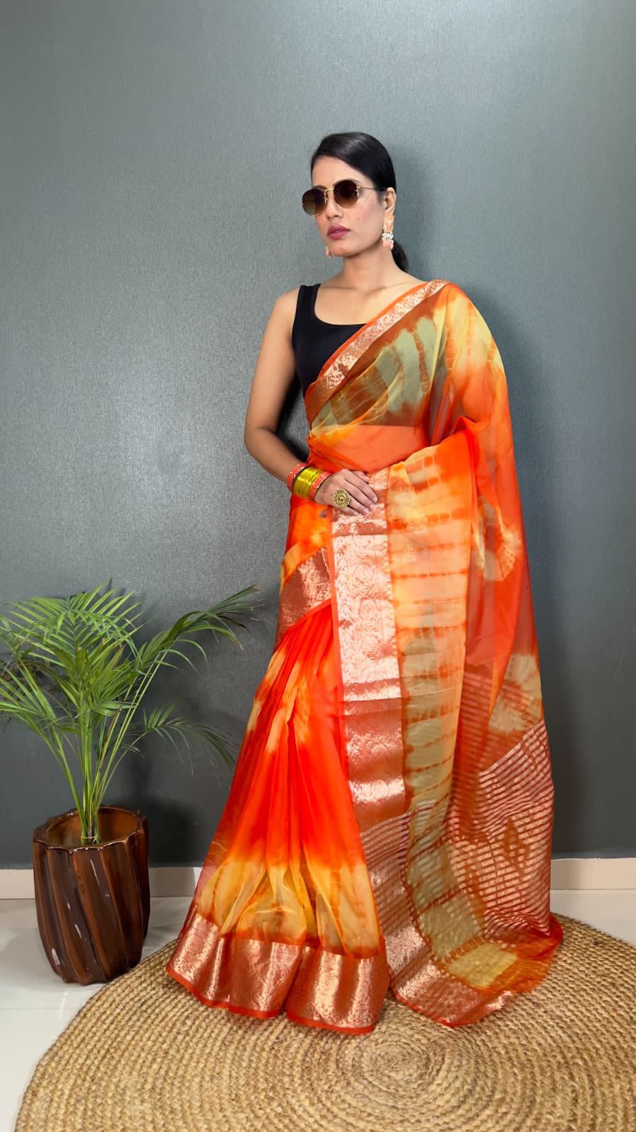 KORA ORGANZA SAREE
