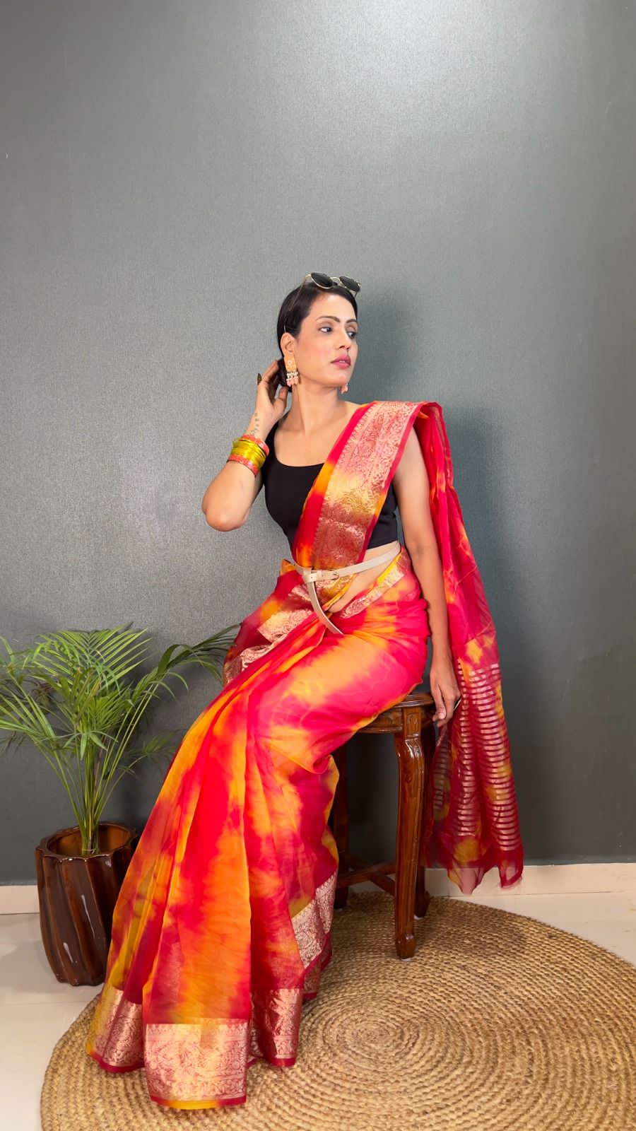 KORA ORGANZA SAREE