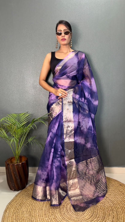 KORA ORGANZA SAREE
