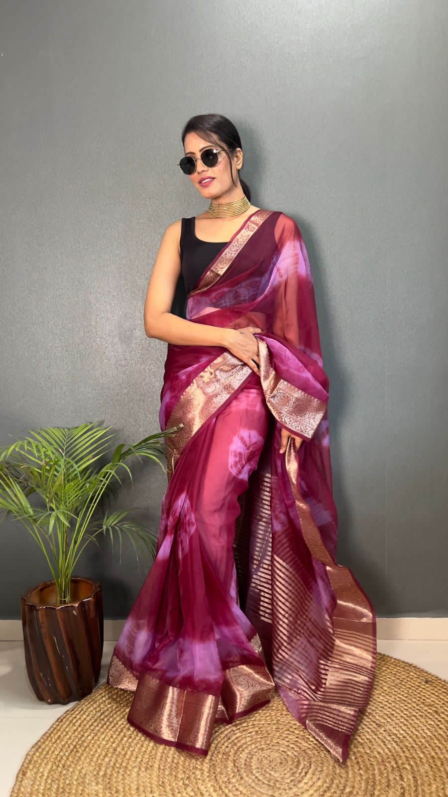 KORA ORGANZA SAREE