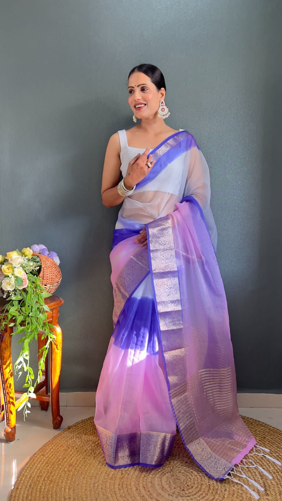 KORA ORGANZA SAREE