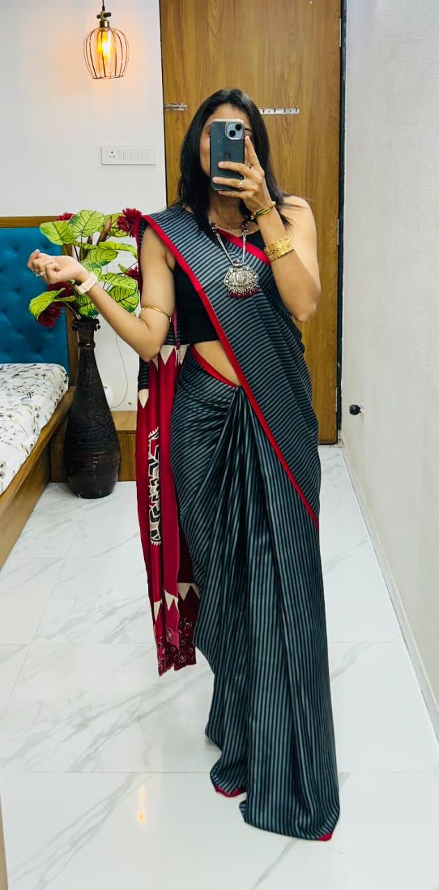 Lagdi Pure Gajji Soft Silk Saree