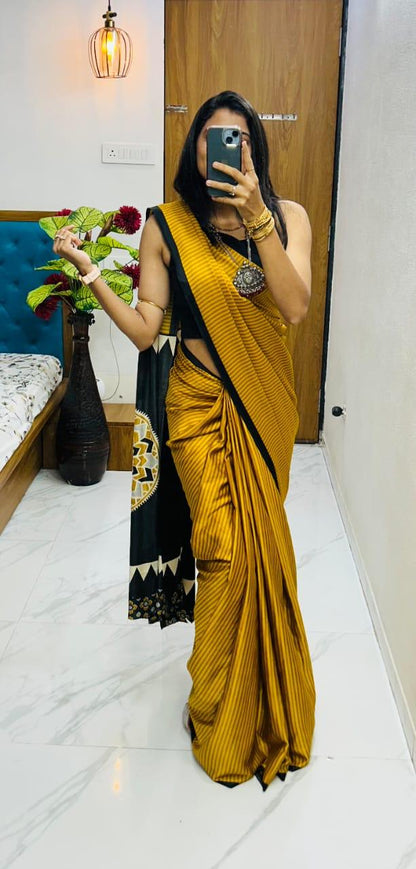 Lagdi Pure Gajji Soft Silk Saree