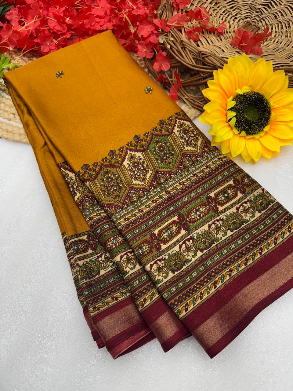 Ikkat Saree