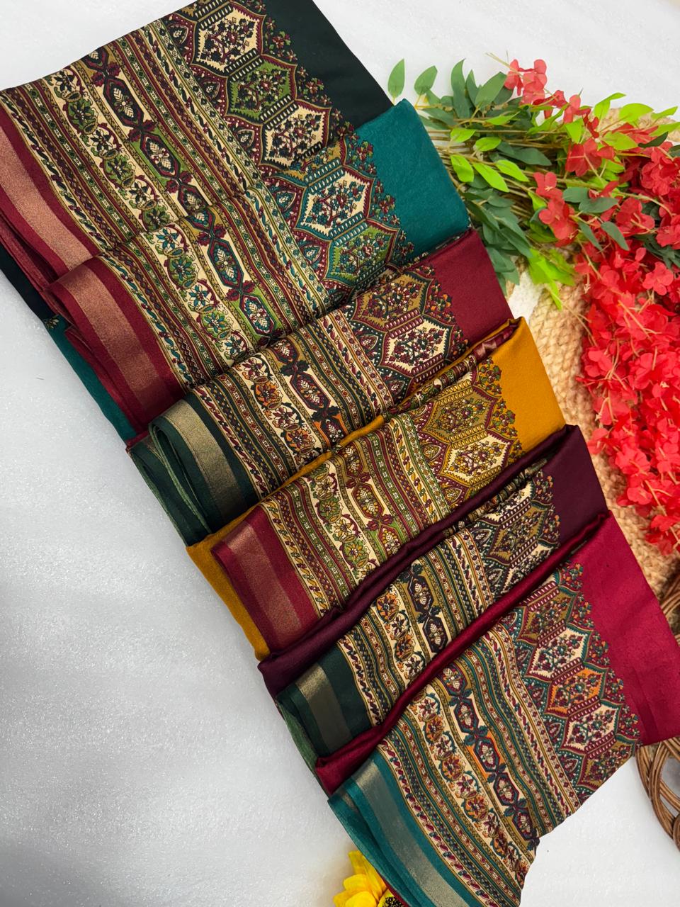 Ikkat Saree