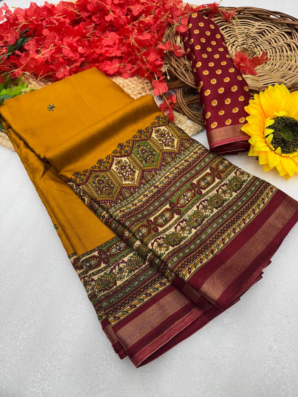 Ikkat Saree