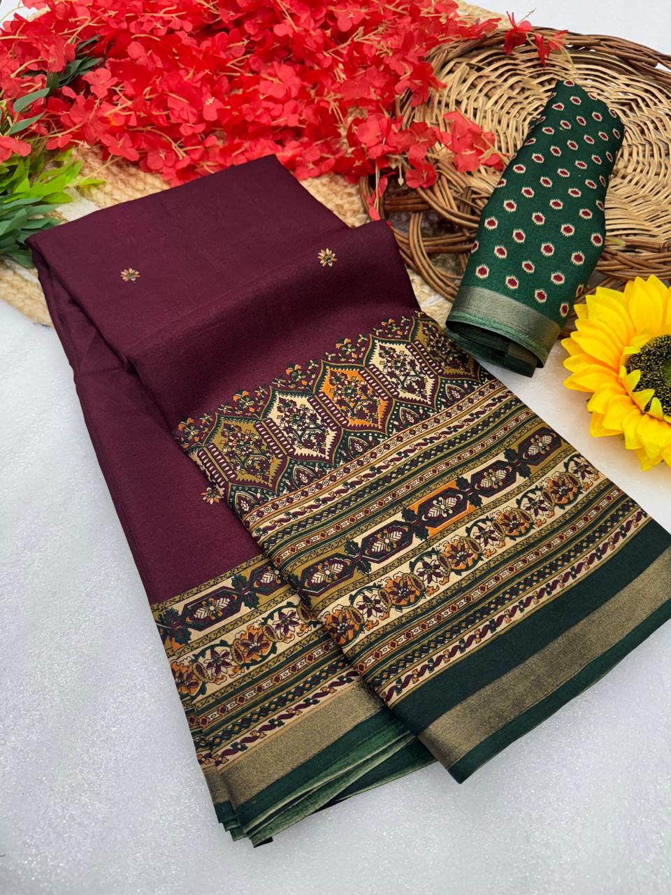 Ikkat Saree