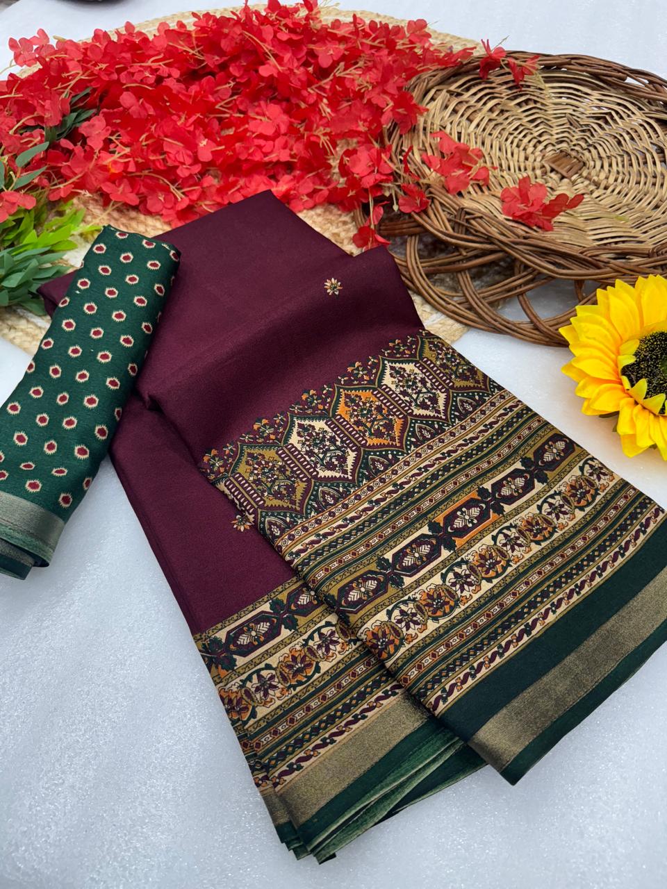 Ikkat Saree