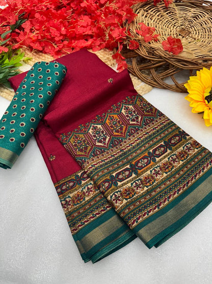 Ikkat Saree