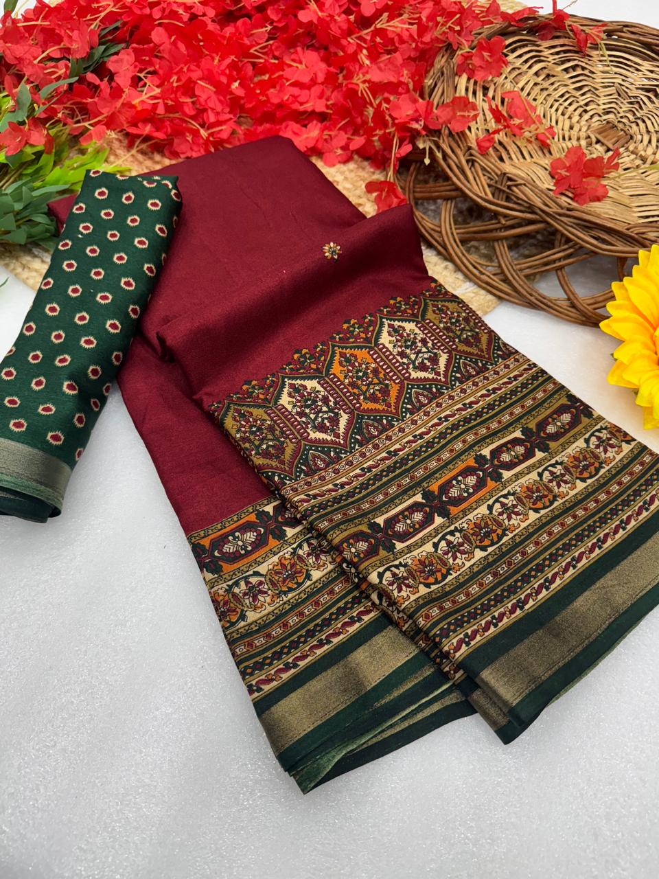 Ikkat Saree