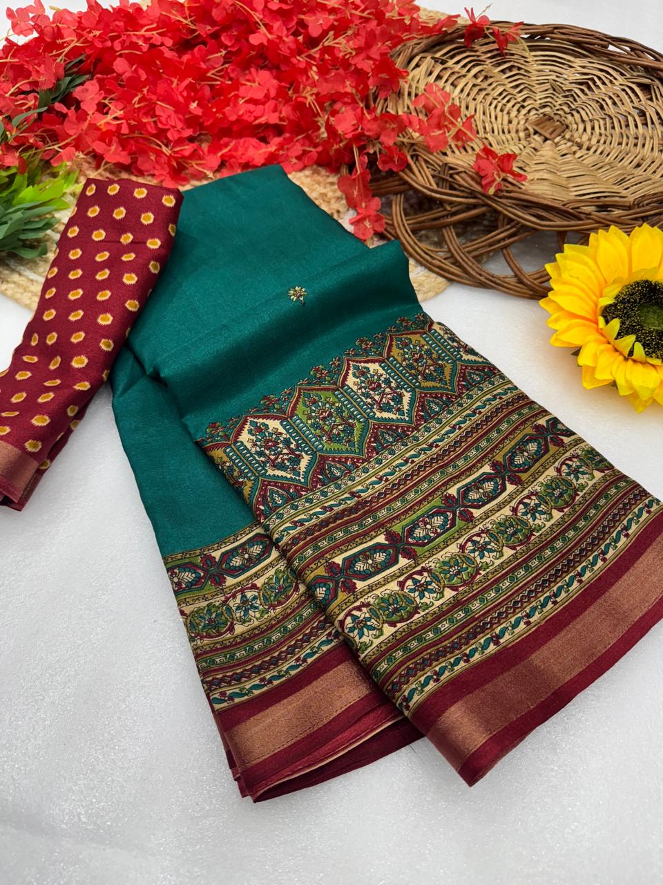 Ikkat Saree