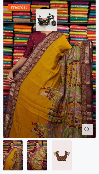 Mangalagiri Silk Saree