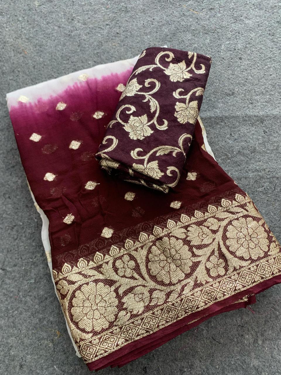 Pure Viscose Saree