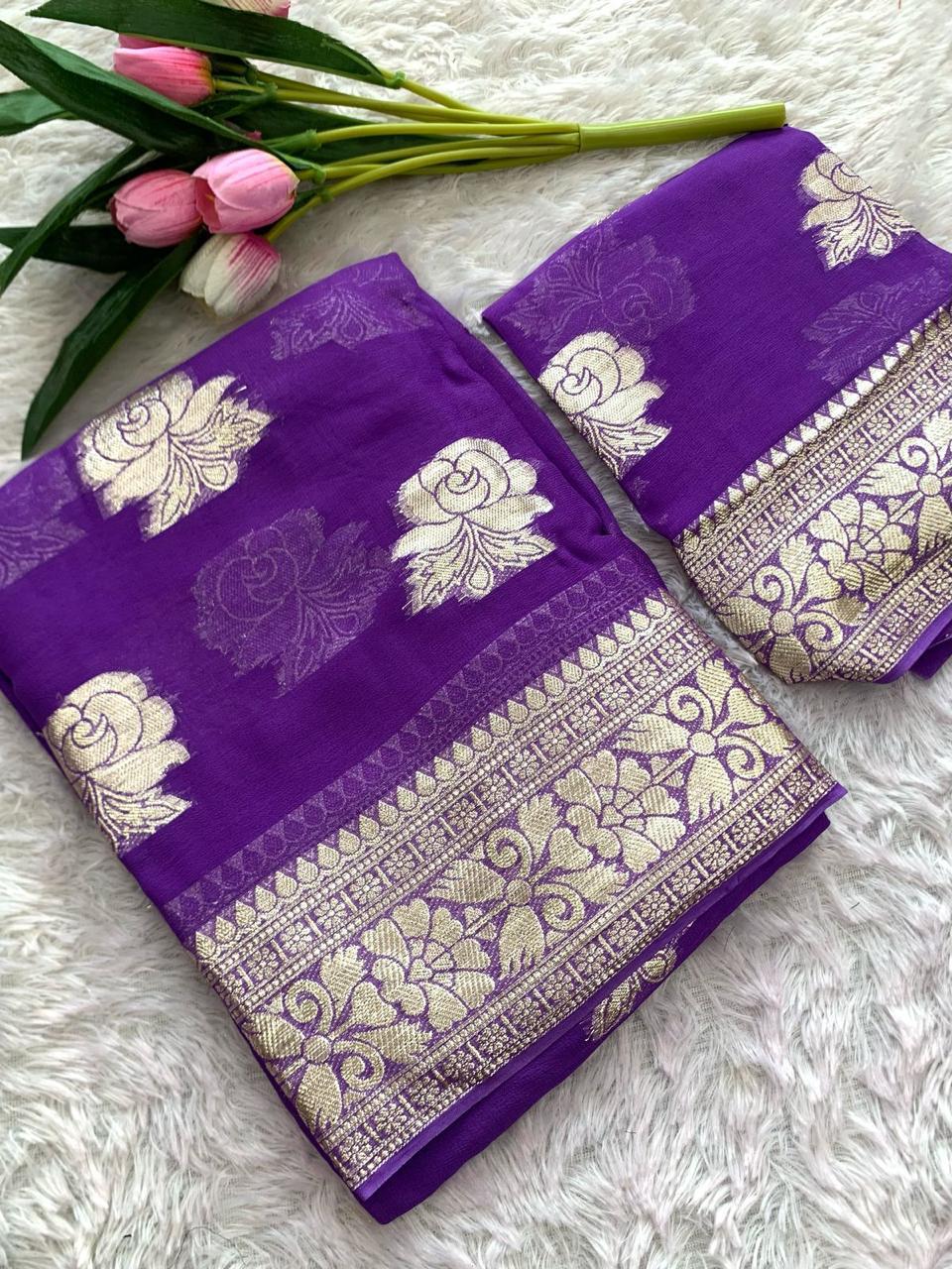 Pure Viscose Saree