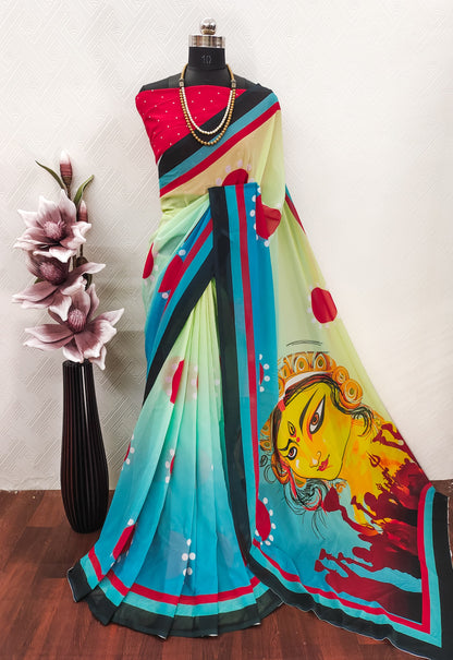 Soft Georgette Saree