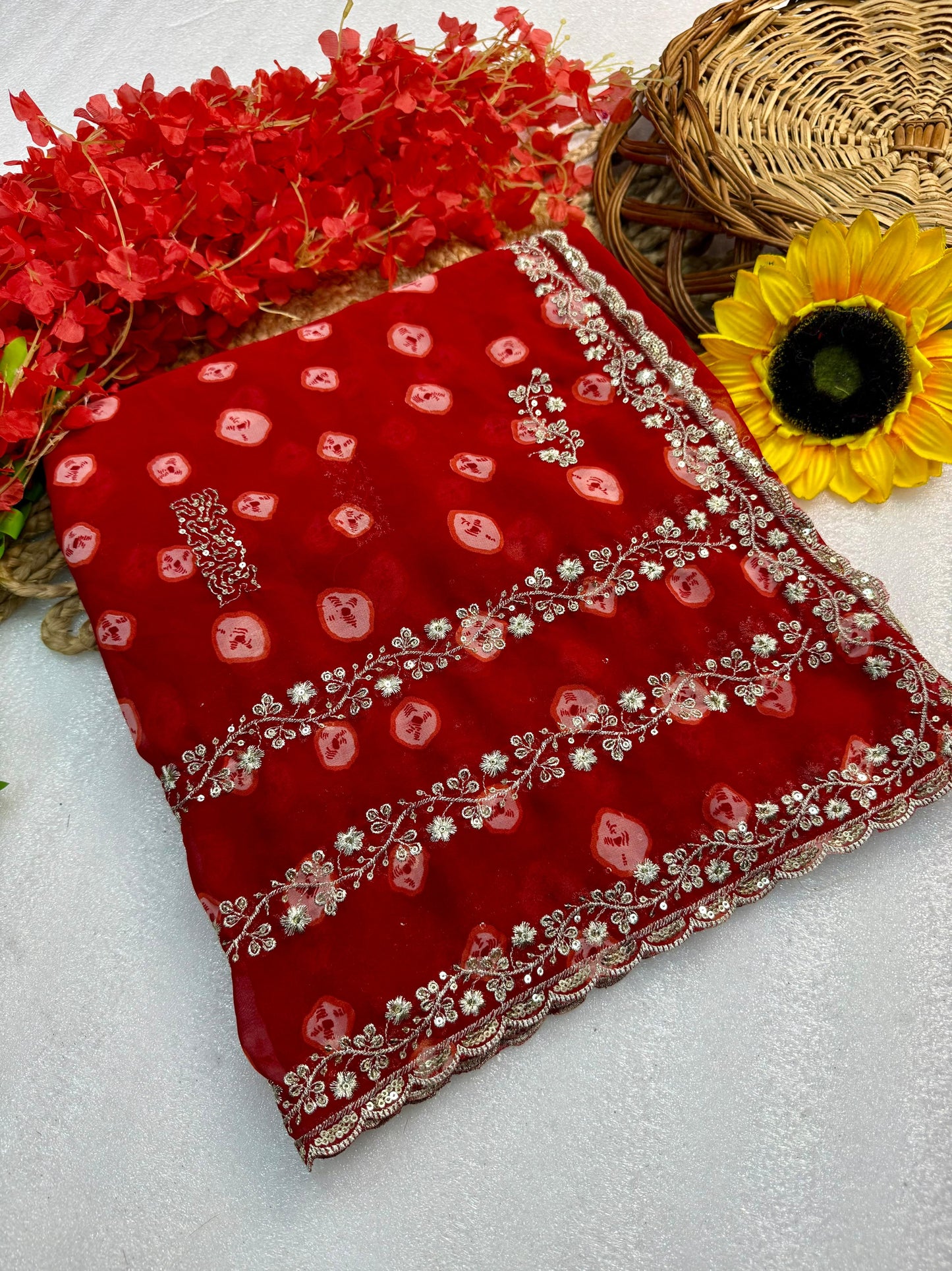 Bandhej Saree
