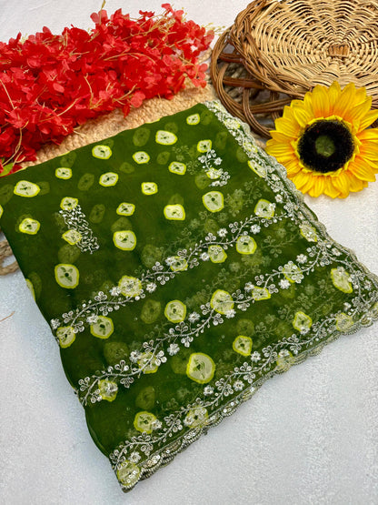 Bandhej Saree