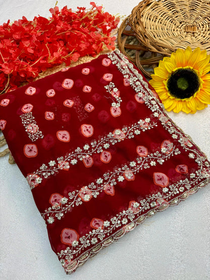 Bandhej Saree