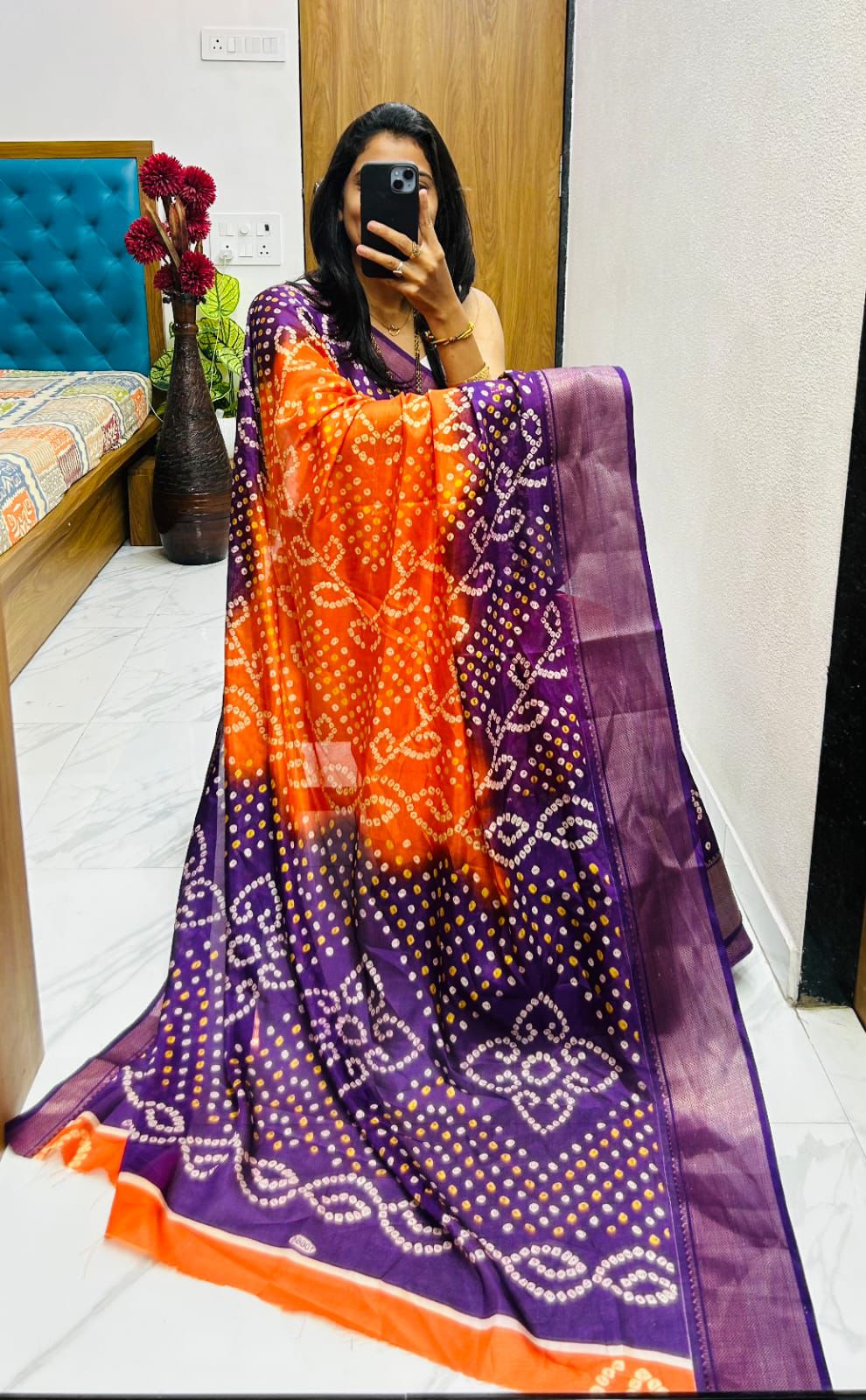 Bandhani Saree