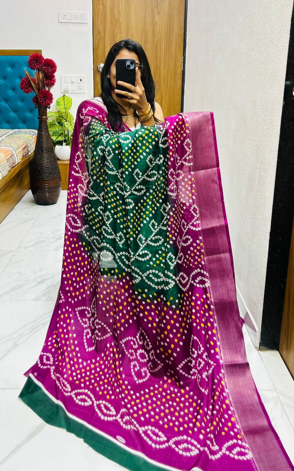 Bandhani Saree