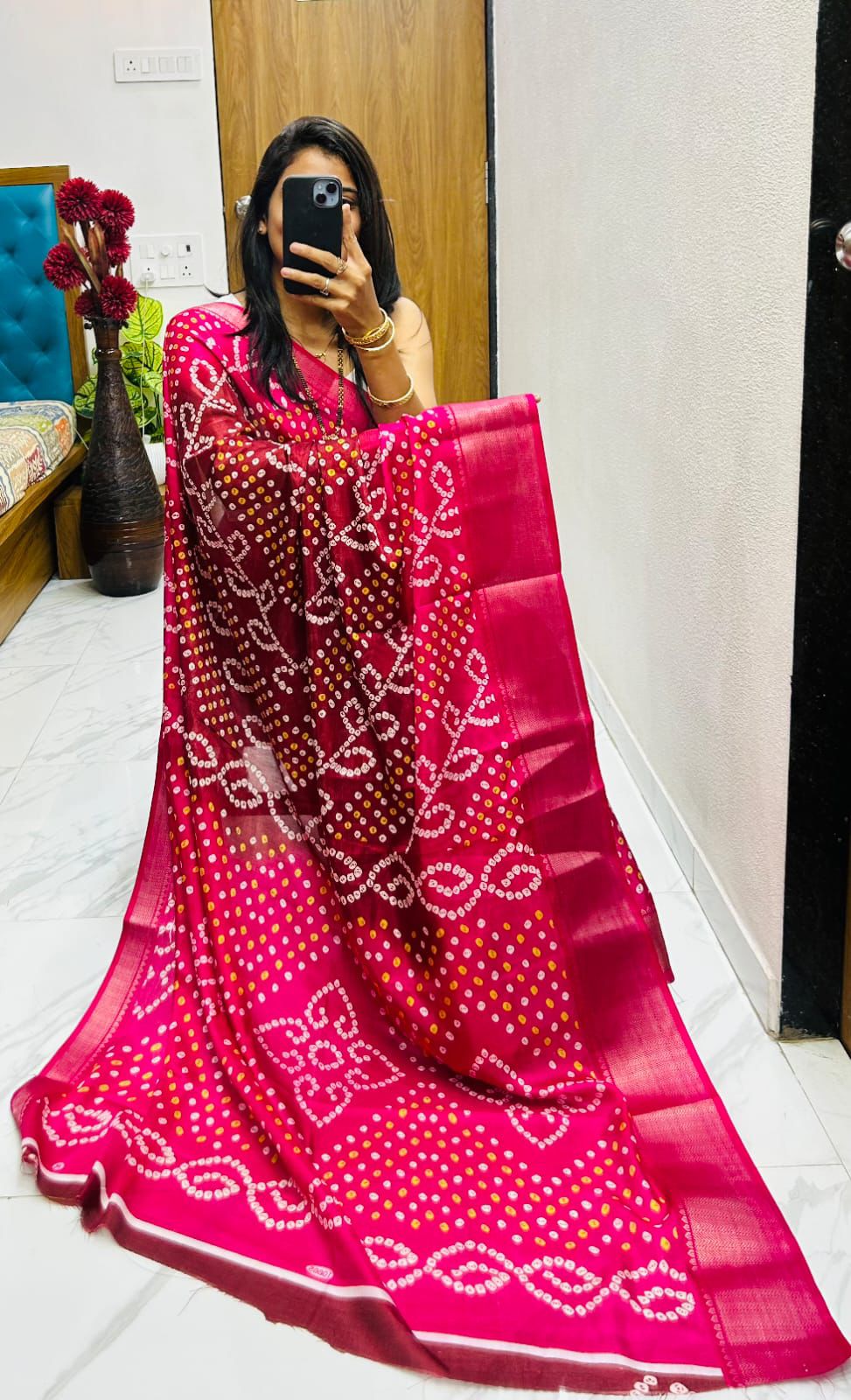 Bandhani Saree