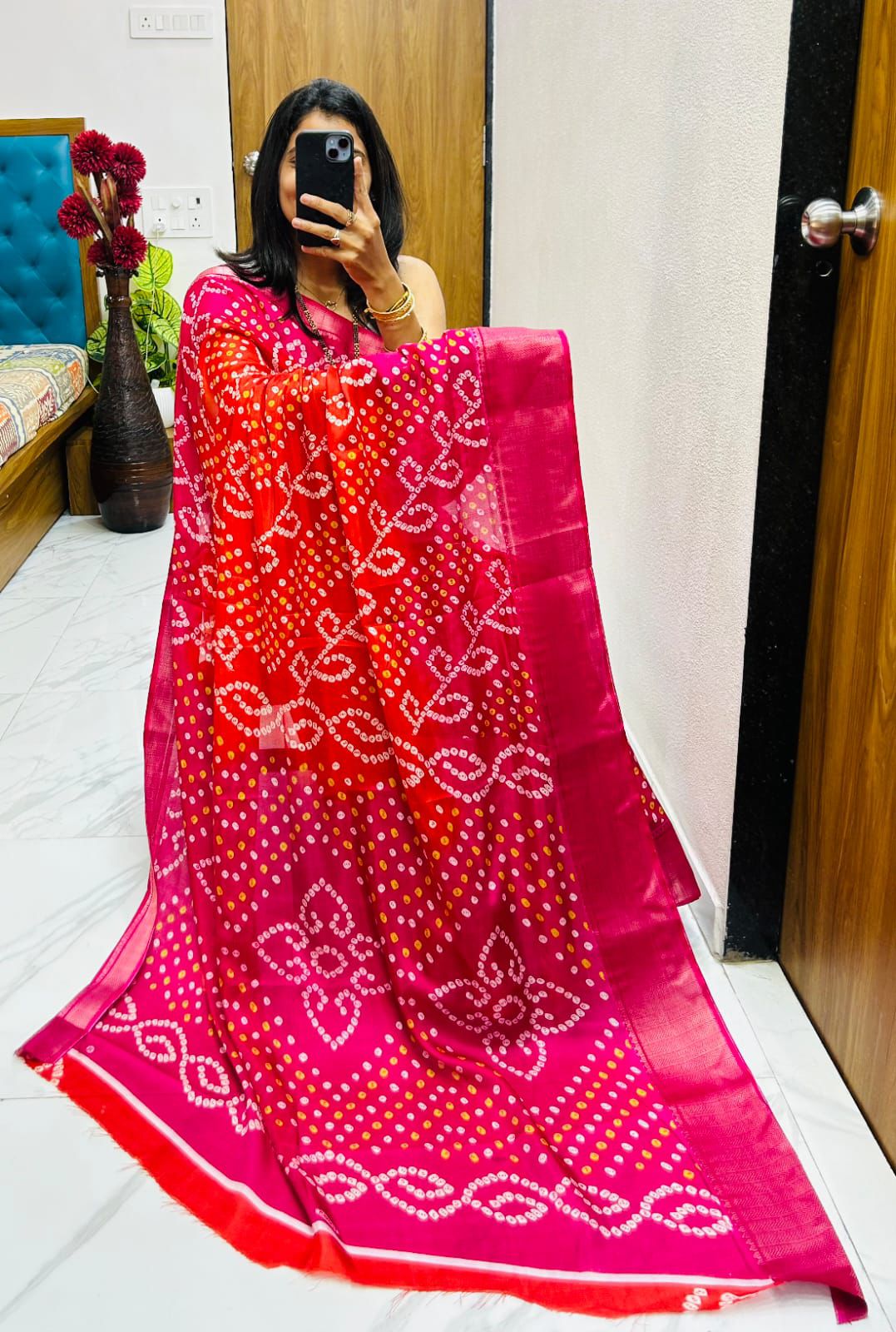 Bandhani Saree
