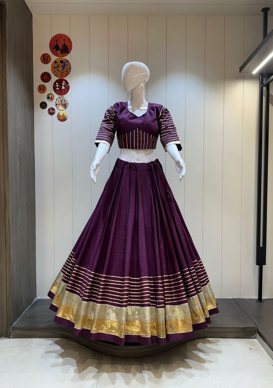 Rayon Cotton Chaniya and Blouse