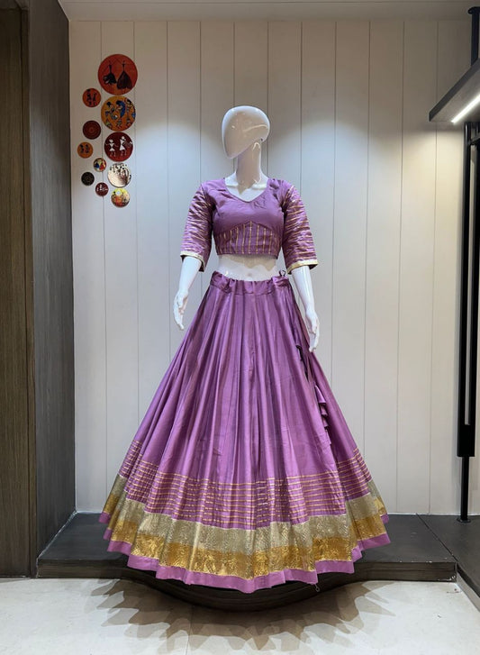 Rayon Cotton Chaniya and Blouse