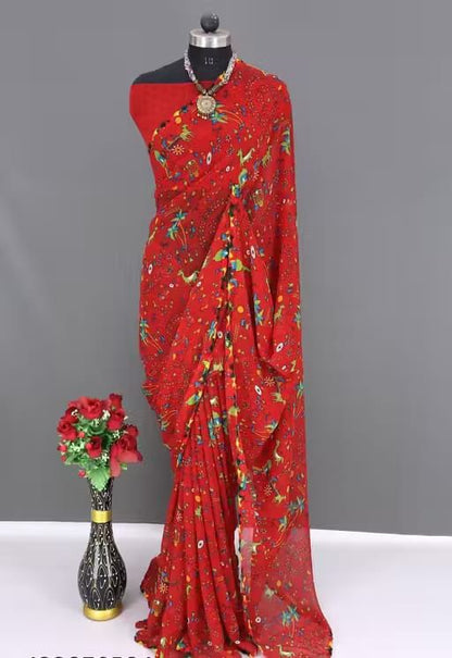 Soft Georgette Saree