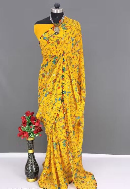 Soft Georgette Saree